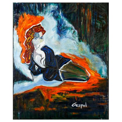 Red Head – Cm. 102x127 - Oil on Canvas